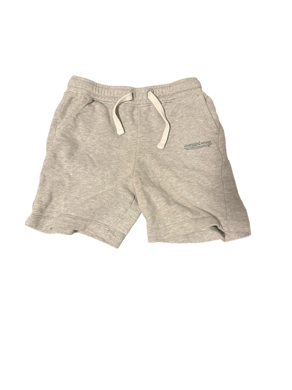 Vineyard Vines Light Gray Drawstring Sweat Shorts